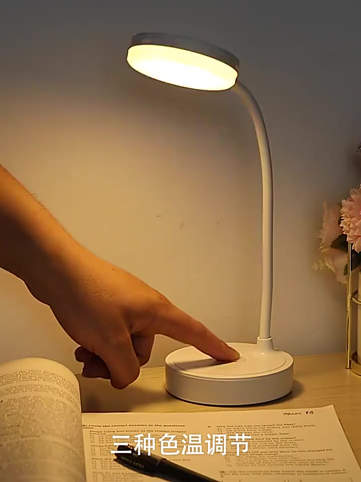 Luminária De Mesa Recarregáveis Led Com Proteção Os Olhos Usb Iluminaria Abajur Lâmpada De Mesa Para Quarto Dormitório